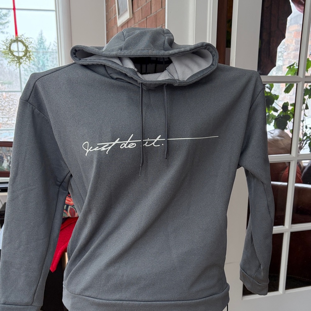Gray Nike Men's Hoodie
